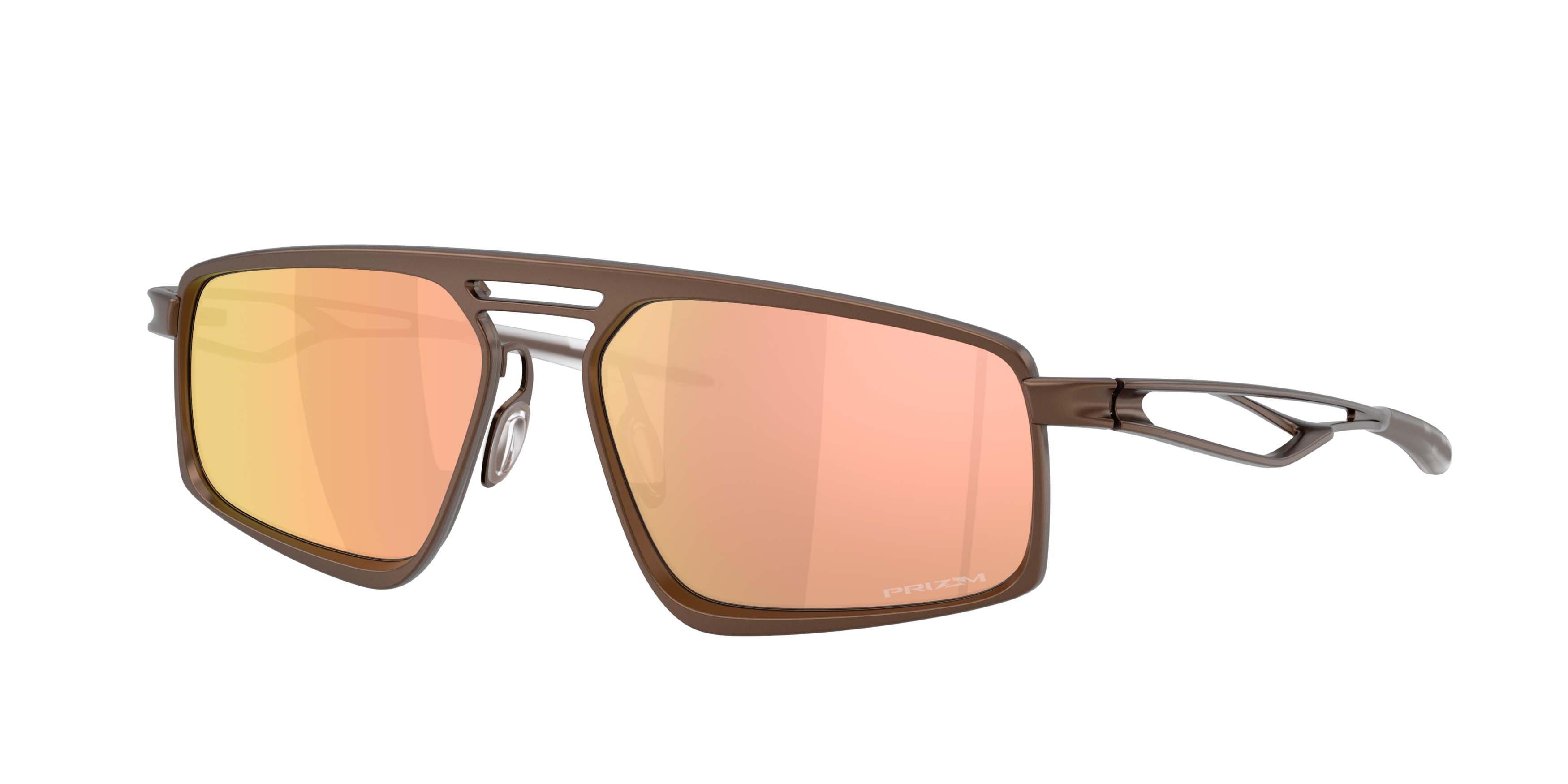 Oakley Bushwick Prizm Rose Gold Sunglasses - Matte Bronze - ROSE GOLD